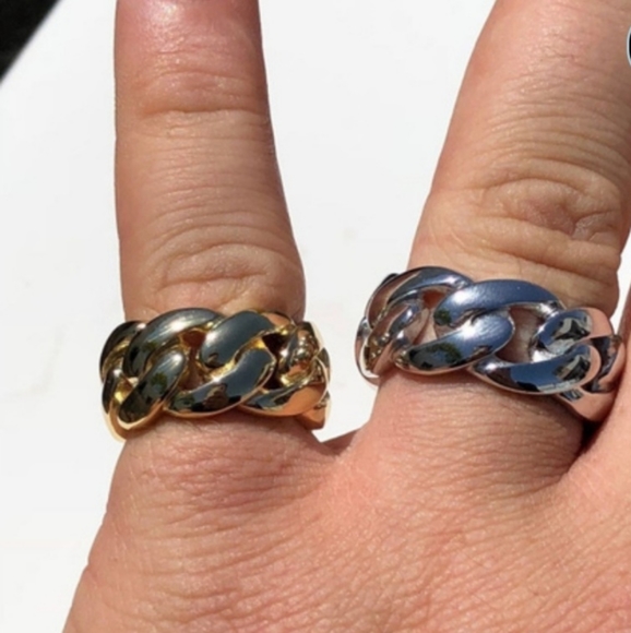 COPY - .925 Sterling Silver Cuban 8mm wide unisex… - Picture 3 of 8